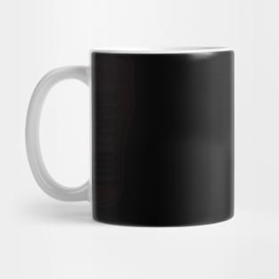 MATTE - NOT SHINY - BLACK Barefoot Skateboards Logo Mug